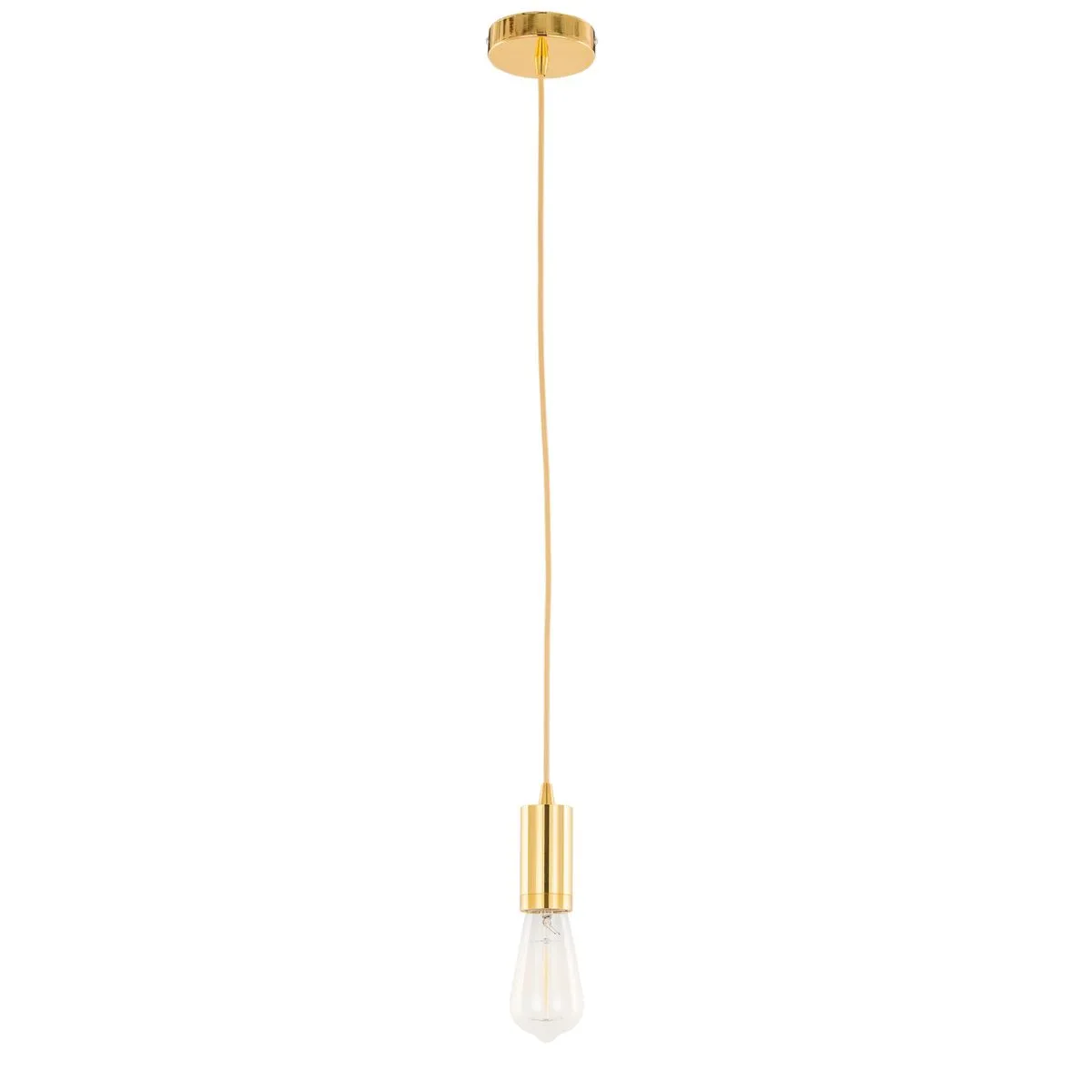 Moderna, nowoczesna oprawka wisząca, złota, E27, DS-M-038 GOLD